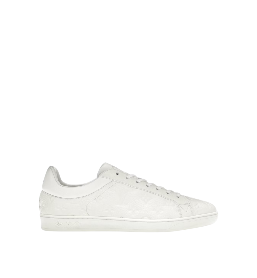 Louis Vuitton Luxembourg Sneaker Monogram White Leather Men