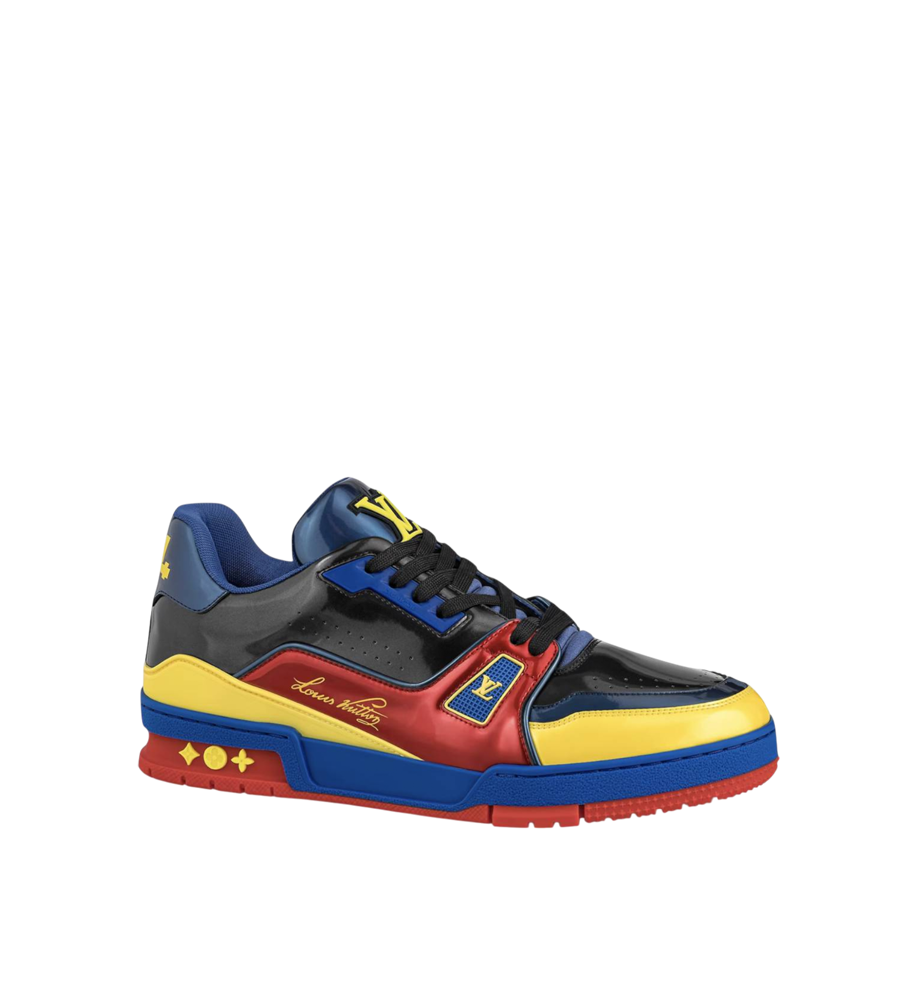 Louis Vuitton Sneaker #54 Black Red Blue Yellow Men