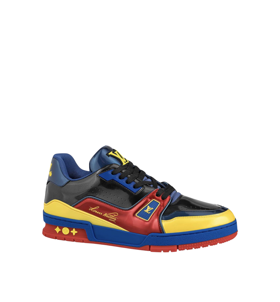 Louis Vuitton Sneaker #54 Black Red Blue Yellow Men