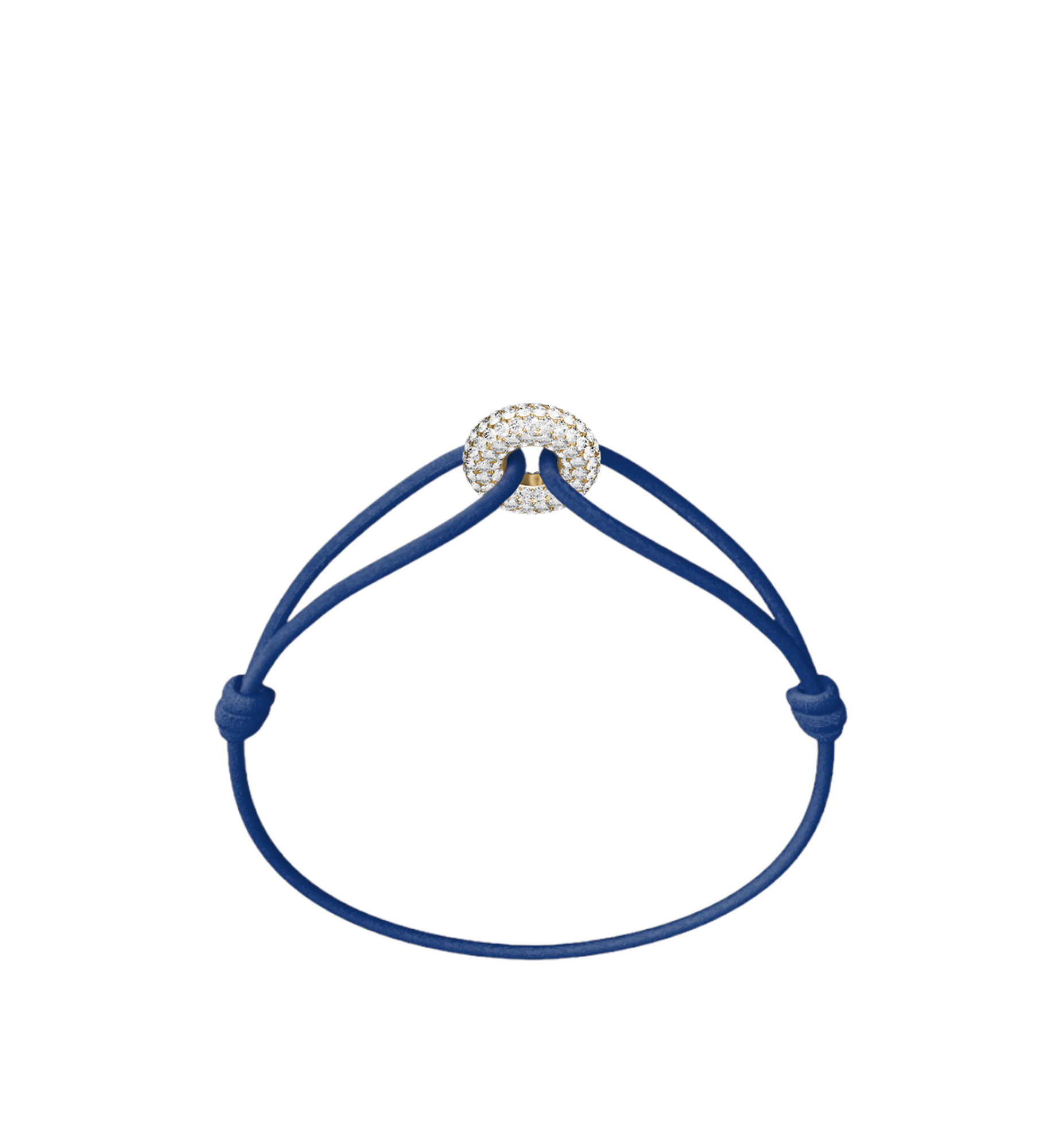 Mini Golden Soho Pavé Cord Bracelet