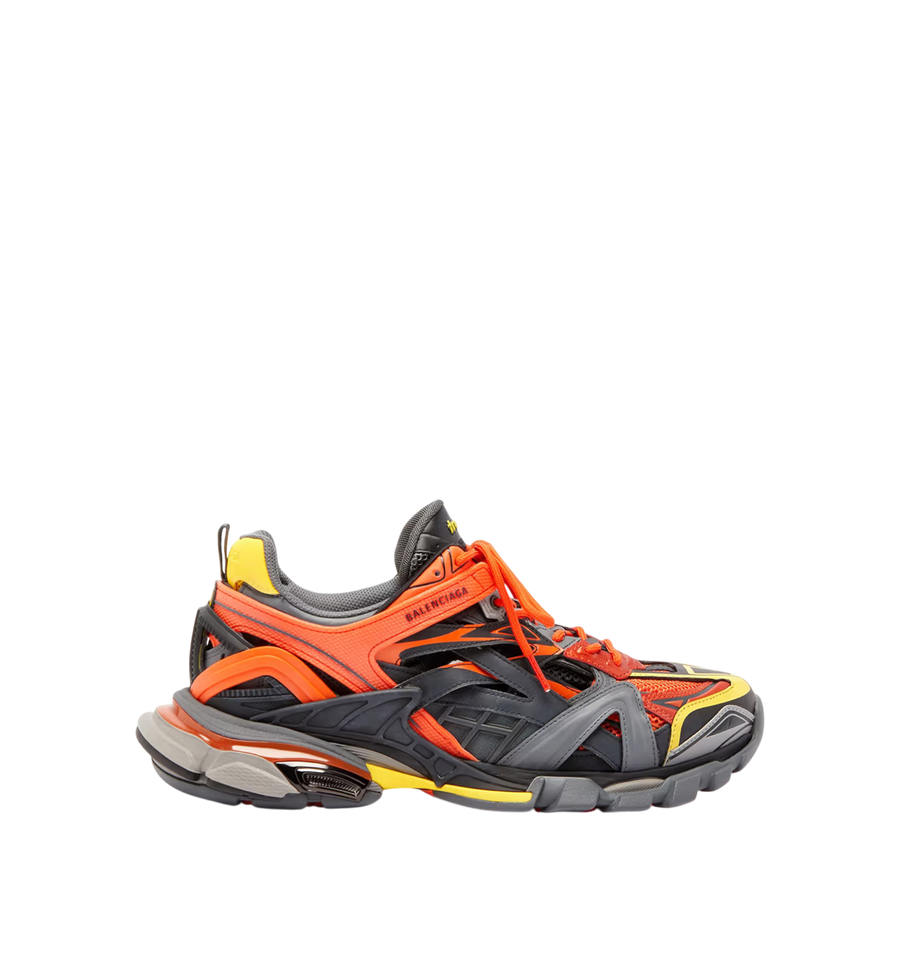 Balenciaga Track Caged Sneaker Orange | Black | Yellow