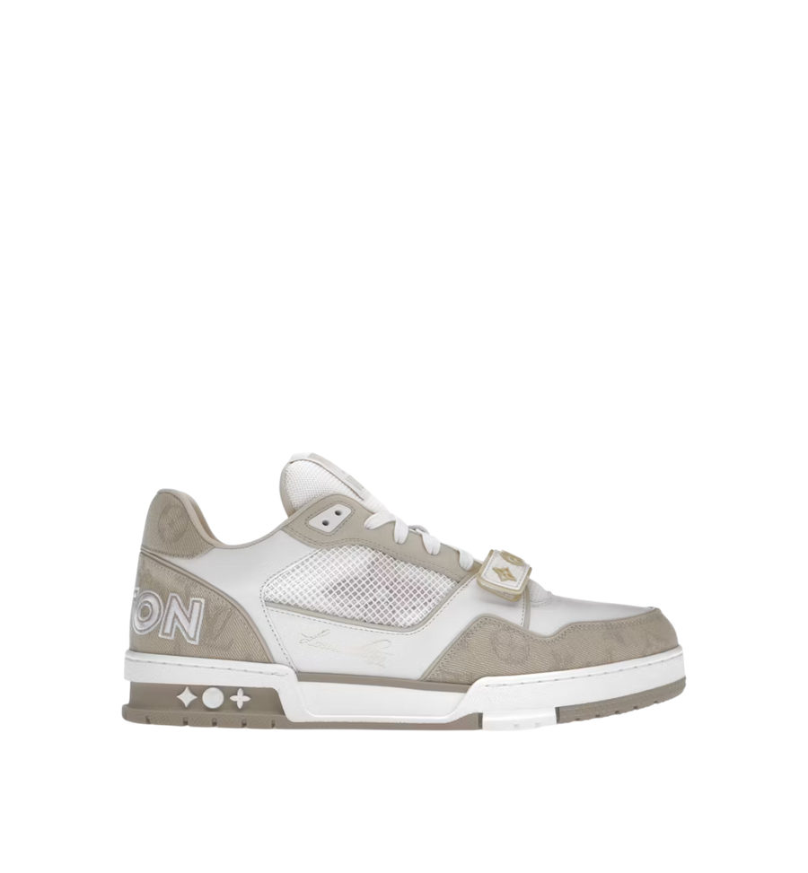 LOUIS VUITTON TRAINERS BEIGE MEN