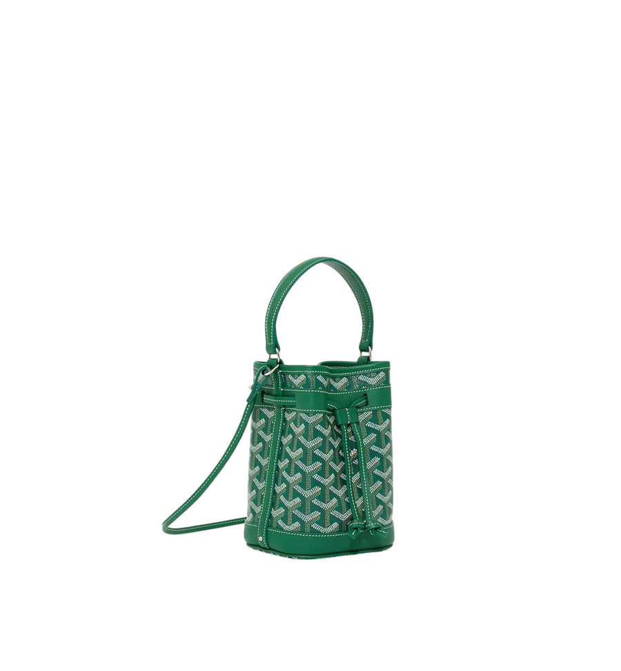 Goyard Sac Seau Petit Flot Mini Bucket Bag Green