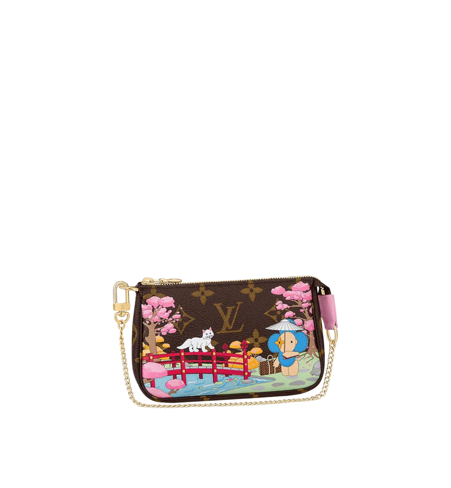 Louis Vuitton Mini Pochette Accessoires Xmas Japan Monogram