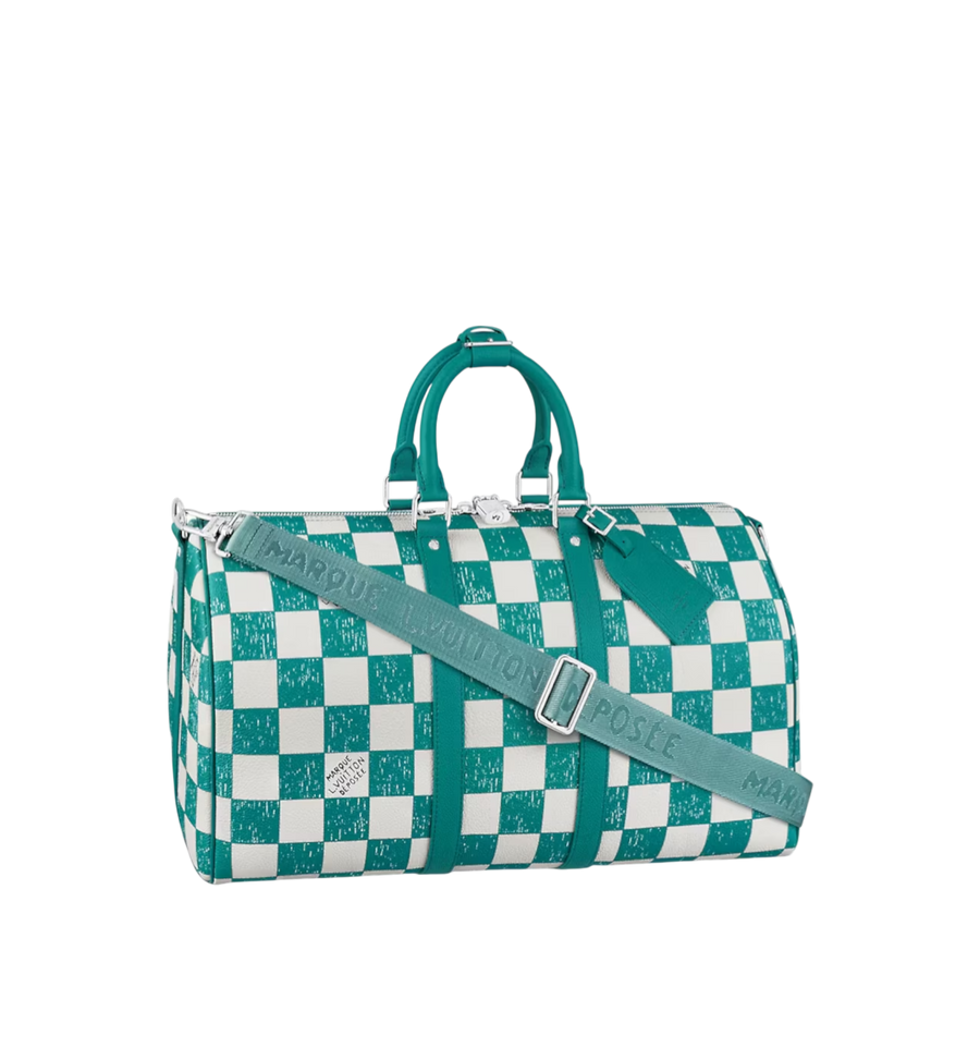 Louis Vuitton Keepall 45 Band. Damier Green Turquoise