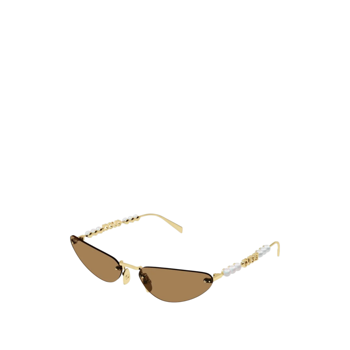 Gucci Sunglasses GG1920S 003 63 | Rimless Pearl Temple Designer Shades