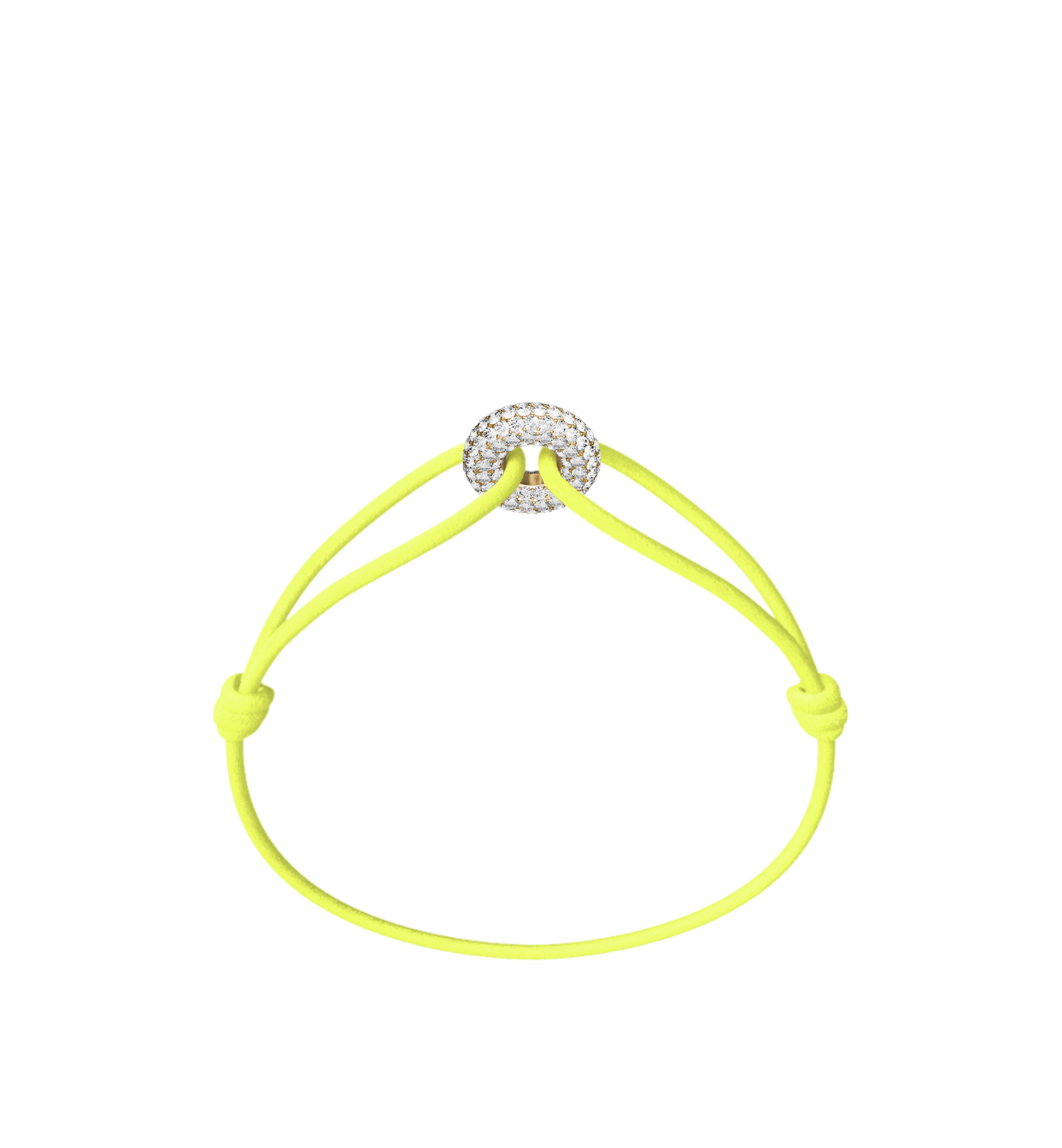 Mini Golden Soho Pavé Cord Bracelet