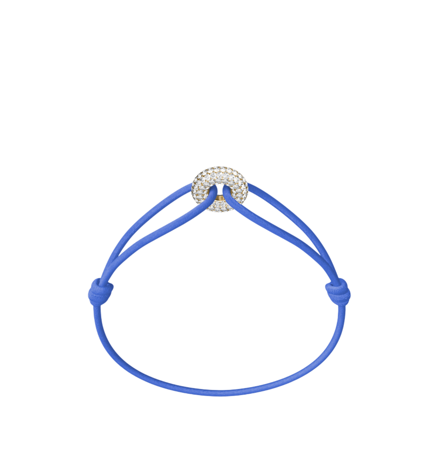 Mini Golden Soho Pavé Cord Bracelet