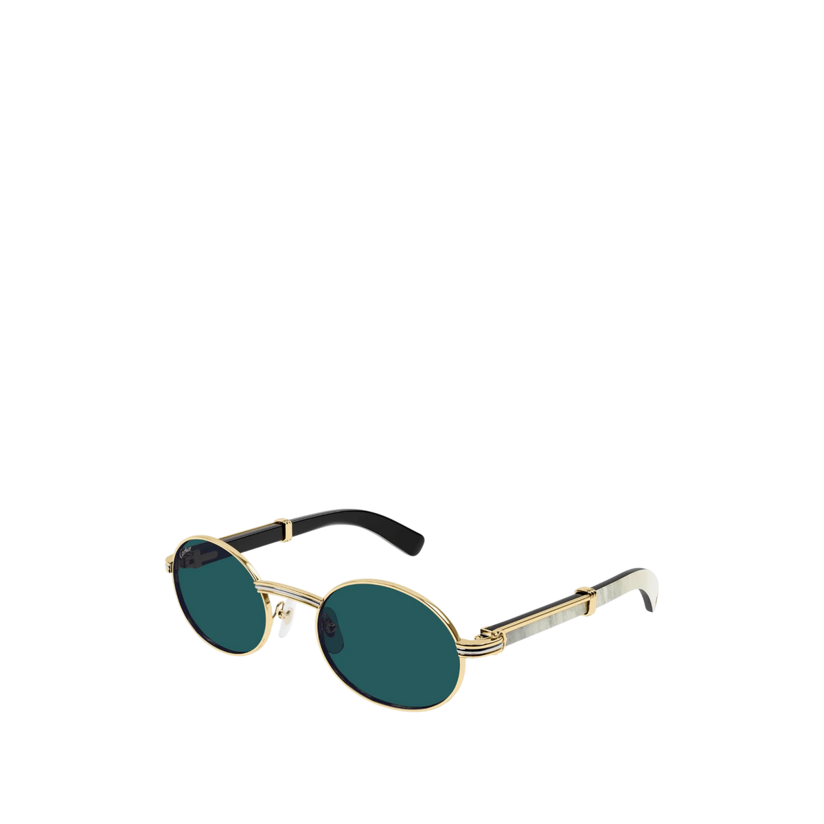 Cartier Sunglasses CT0464S-003 Gold Frame Green Lenses | Designer