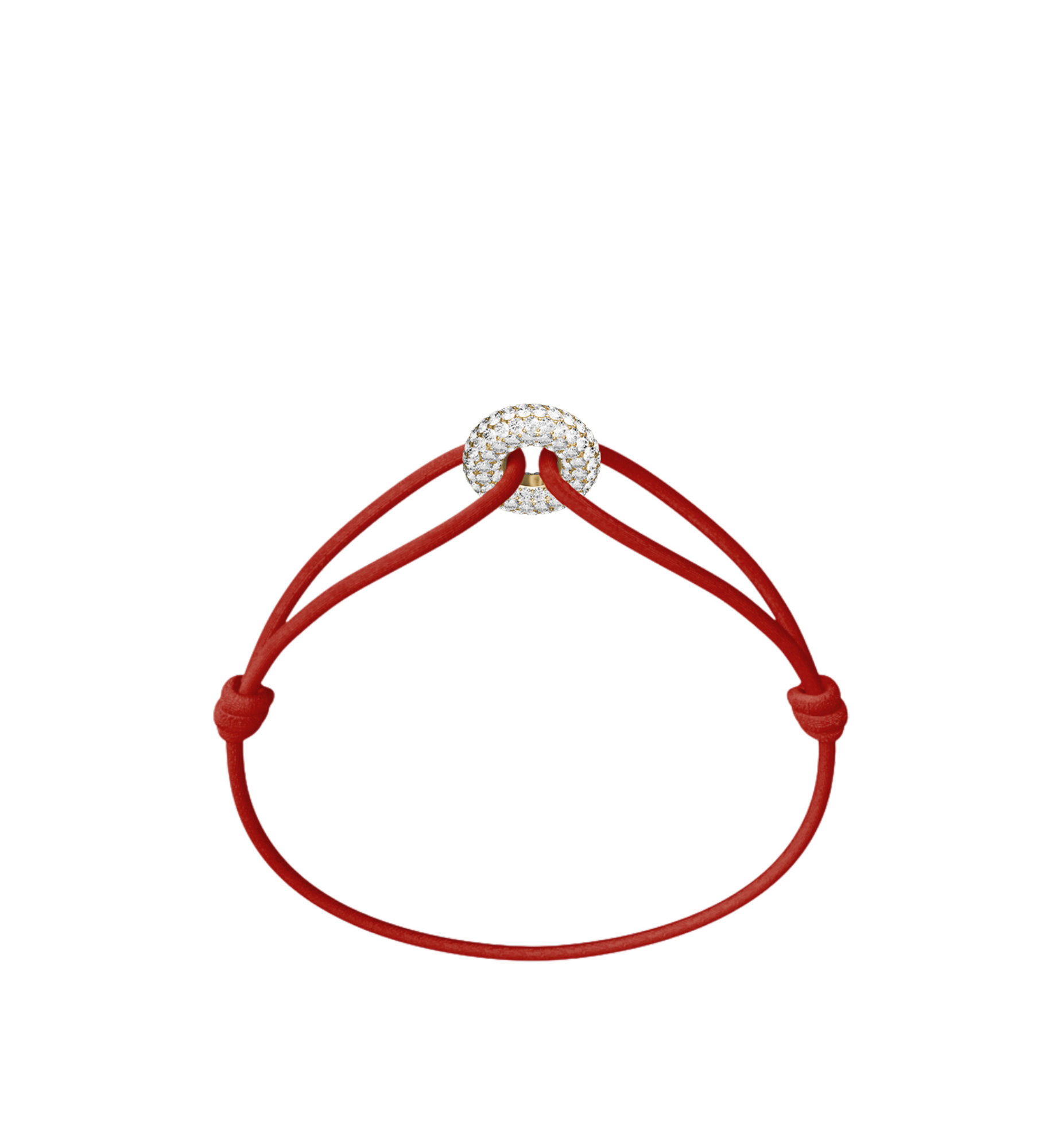 Mini Golden Soho Pavé Cord Bracelet