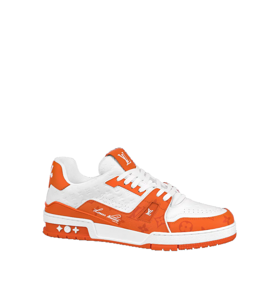 LOUIS VUITTON SNEAKER #54 ORANGE WHITE MEN