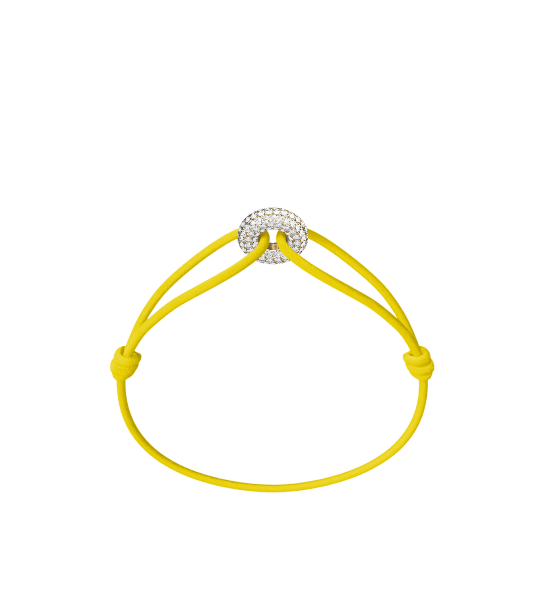 Mini Golden Soho Pavé Cord Bracelet