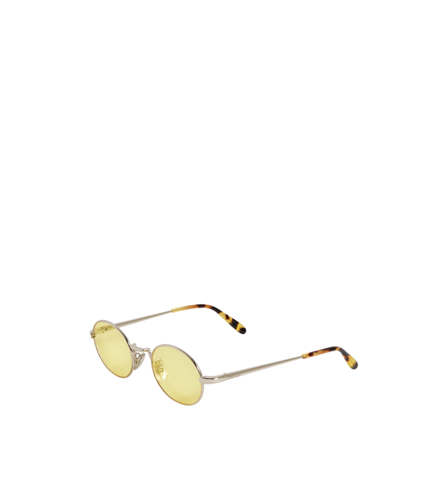LOEWE Oval-frame Yellow | Silver sunglasses Ref. LW40151U