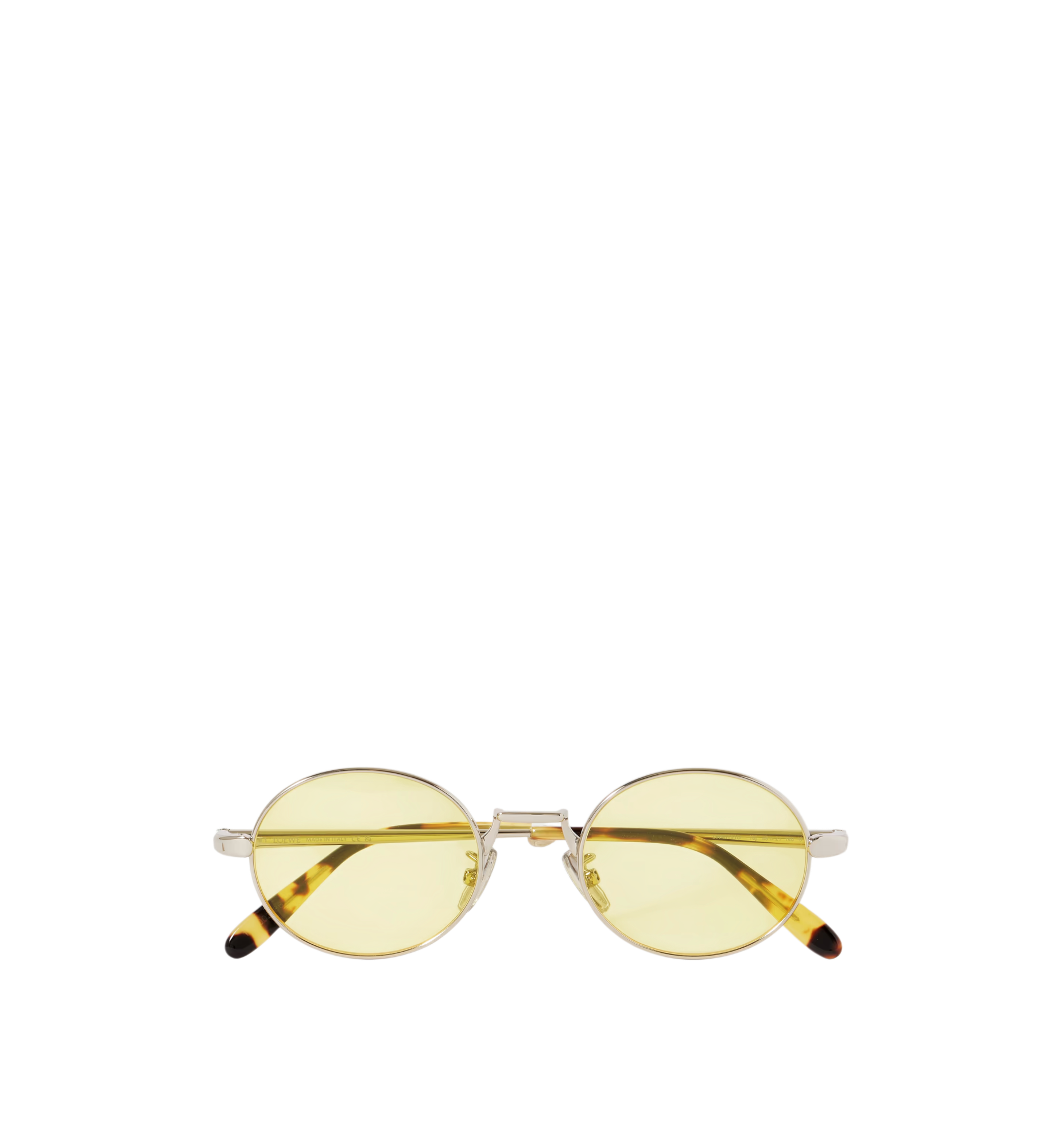 LOEWE Oval-frame Yellow | Silver sunglasses Ref. LW40151U