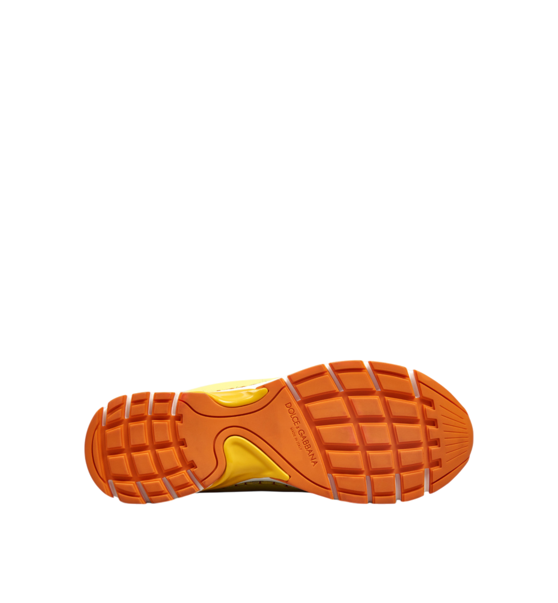 DOLCE & GABBANA NEOPRENE EMBELLISHED SNEAKERS SLIP ON YELLOW WOMEN