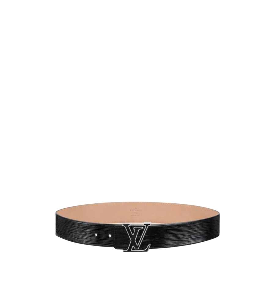 Louis Vuitton Reversible Belt EPI Shiny Black