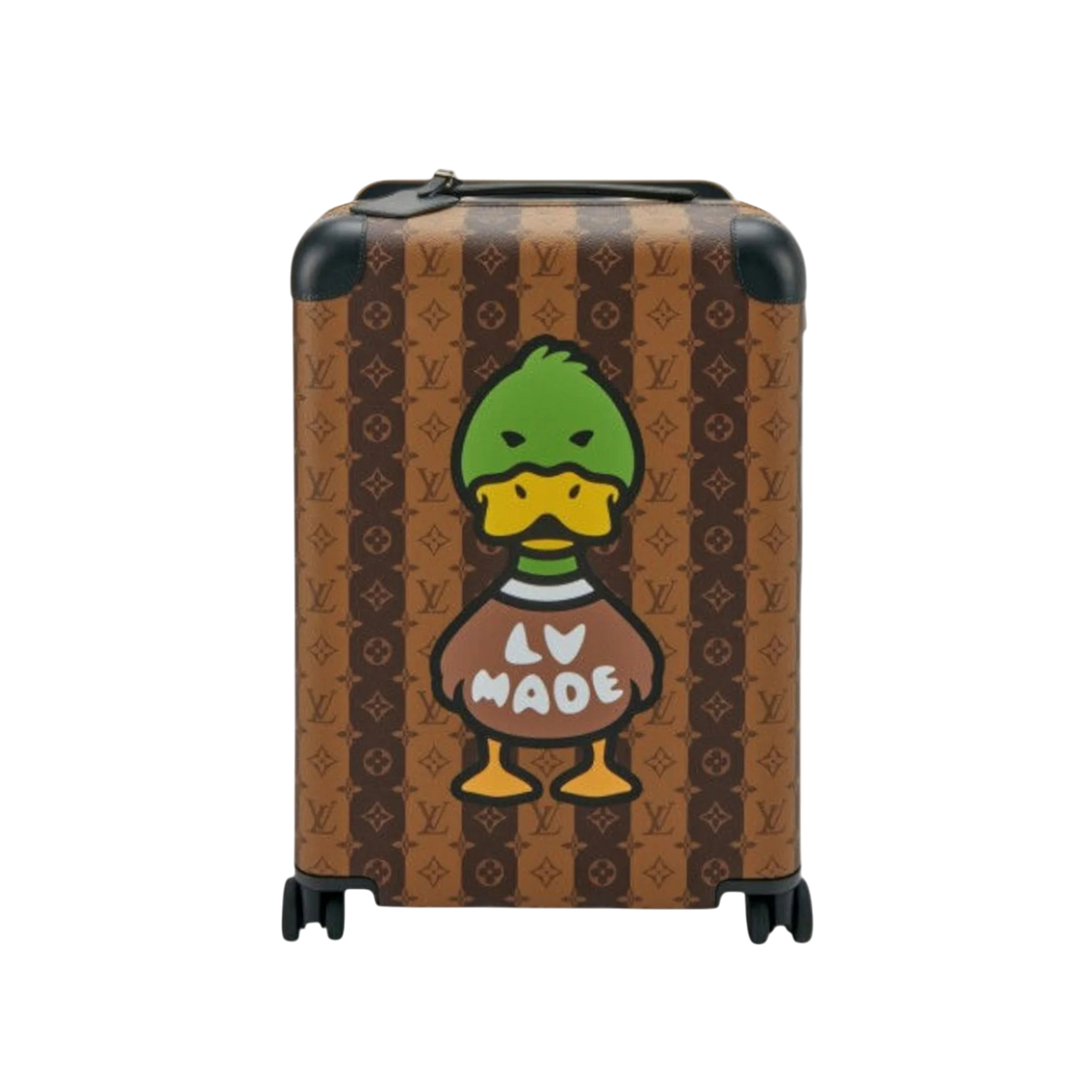 LV Virgil Abloh x Nigo Horizon 55 Duck Monogram Suitcase | Limited