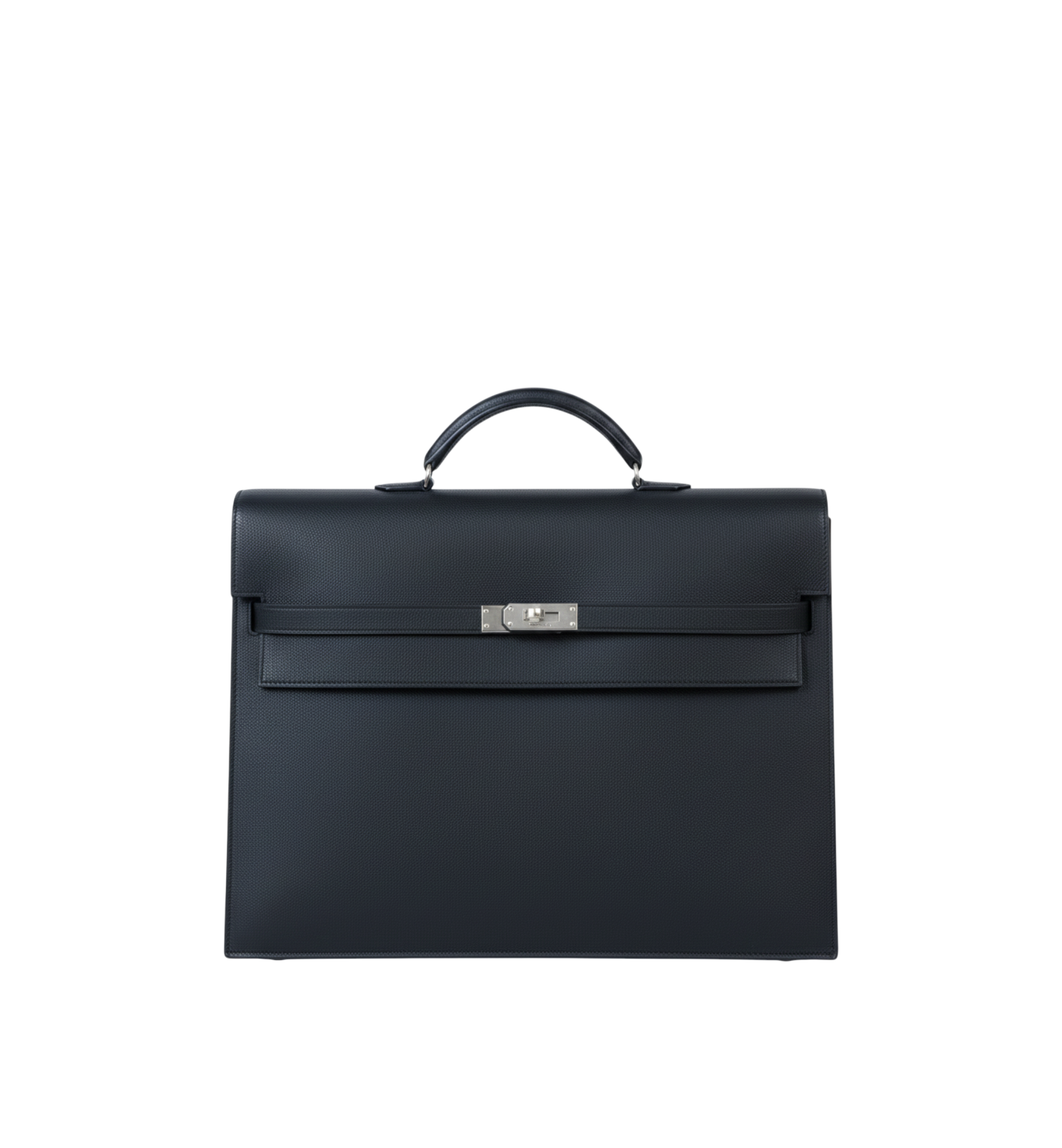 Hermès Briefcase Kelly Depeches Leather handbag Black