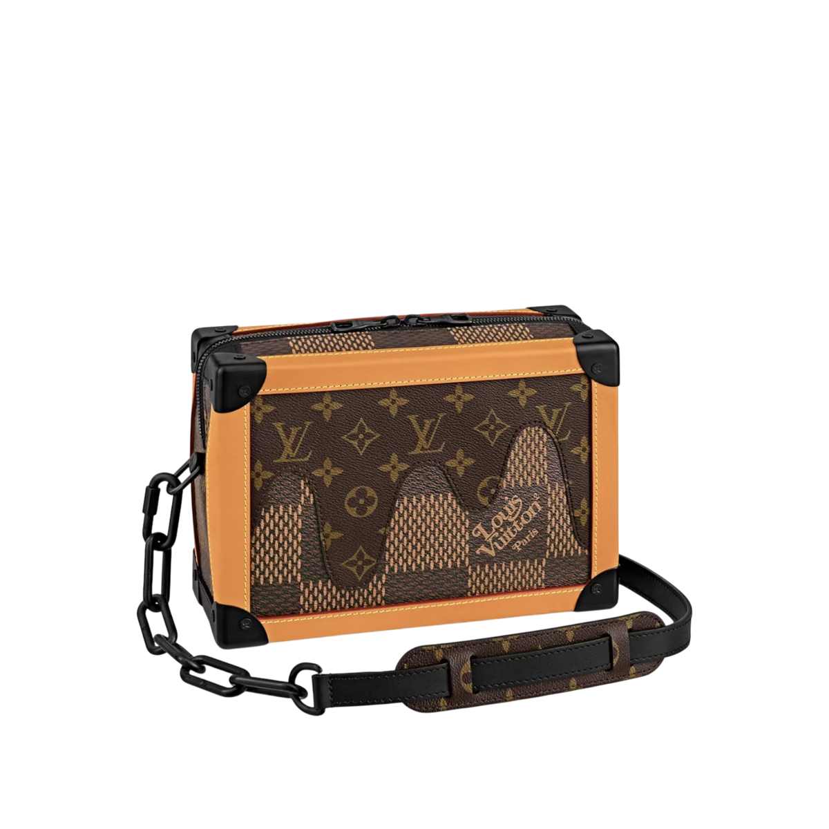Louis Vuitton x Nigo Soft Trunk Damier Ebene Giant Brown Bag
