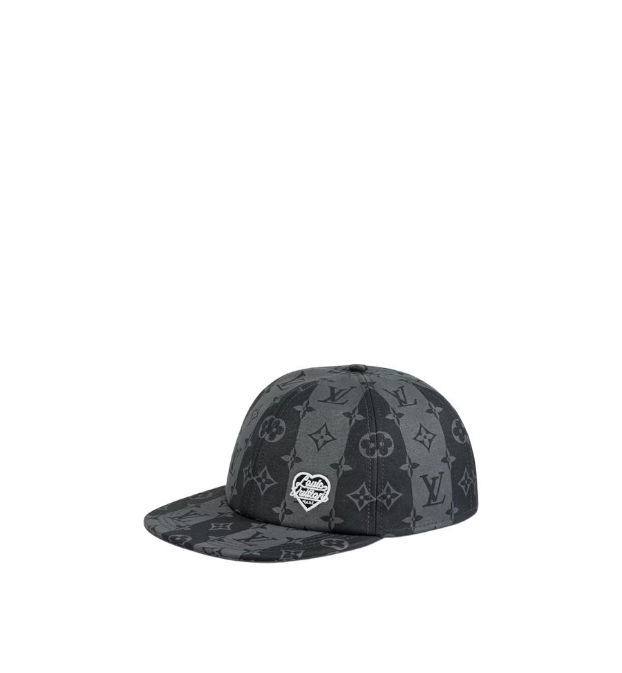 Louis Vuitton Casquette Stripes Nigo Grey Black 60