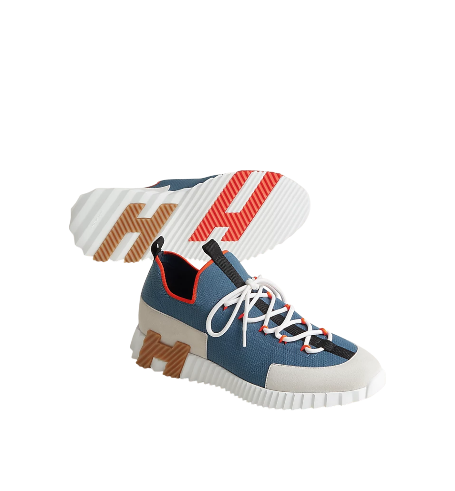 Hermès Lift Slip-on Sneaker Multicolor Blue Turquin