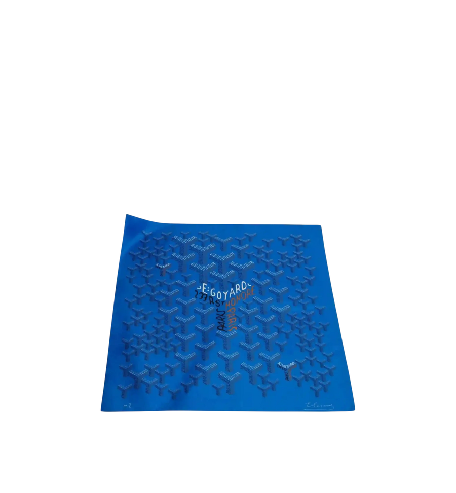 Goyard Scarf No 1 Sky Blue