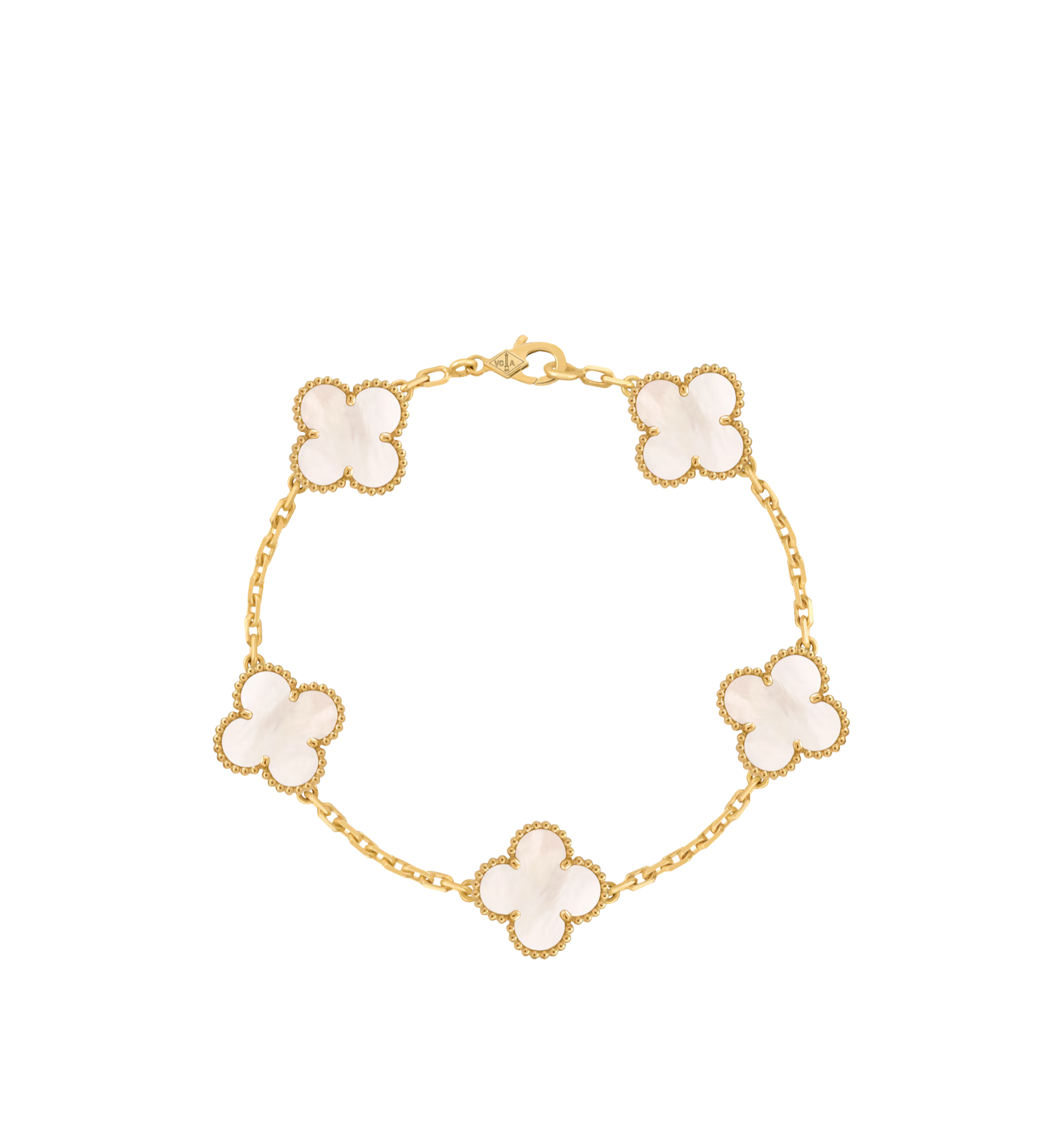 Van Cleef & Arpels Vintage Alhambra Bracelet, 5 motifs