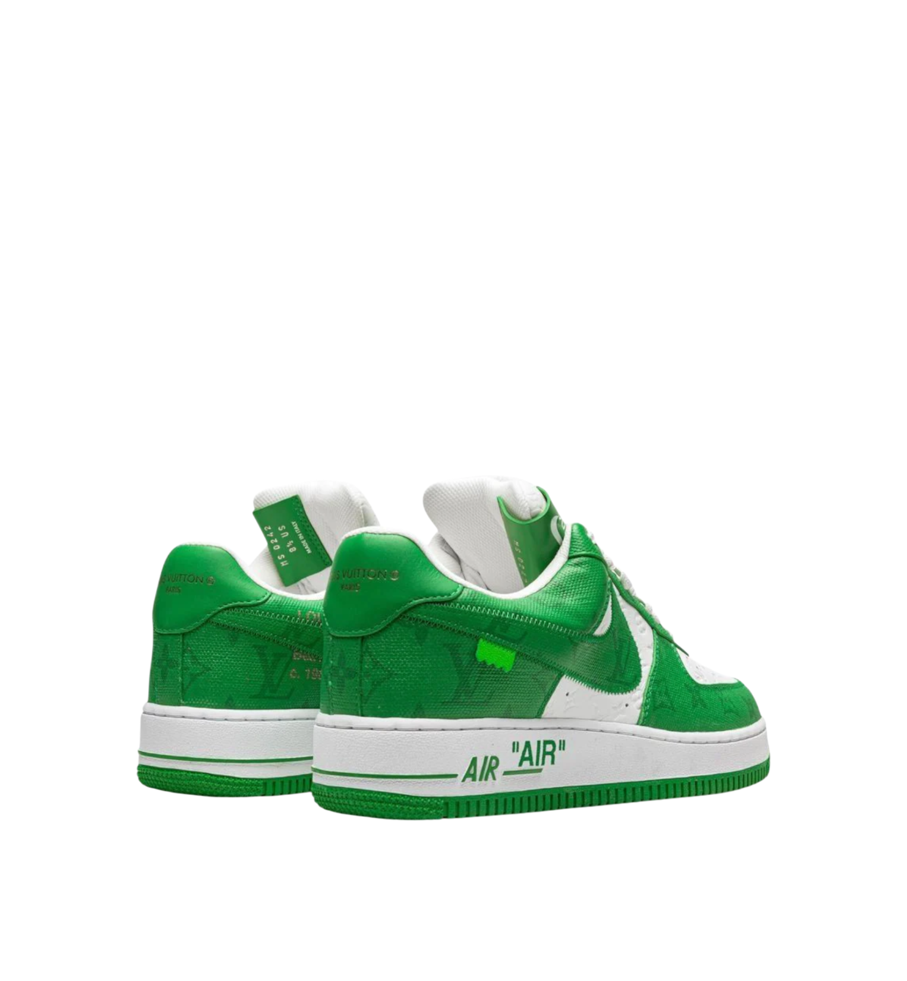 Louis Vuitton Nike Air Force 1 Low By Virgil Abloh White Green