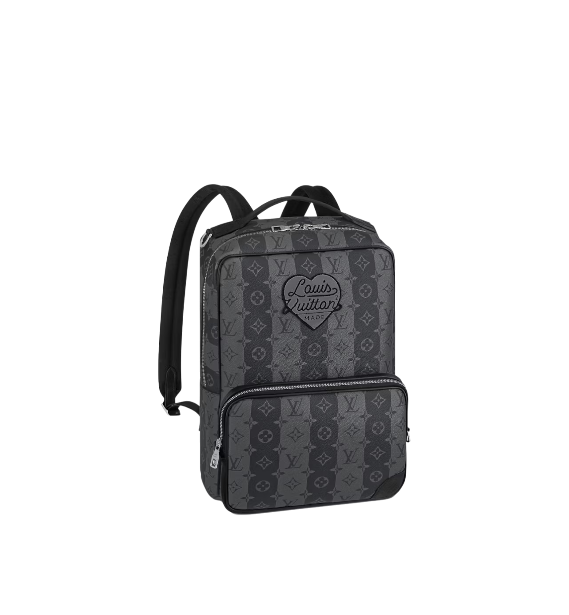 LOUIS VUITTON x NIGO UTILITY BACKPACK MONOGRAM BLACK GREY STRIPES