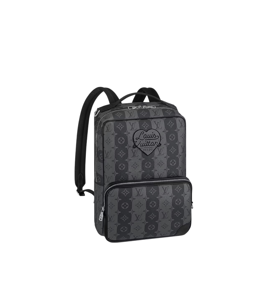 LOUIS VUITTON x NIGO UTILITY BACKPACK MONOGRAM BLACK GREY STRIPES