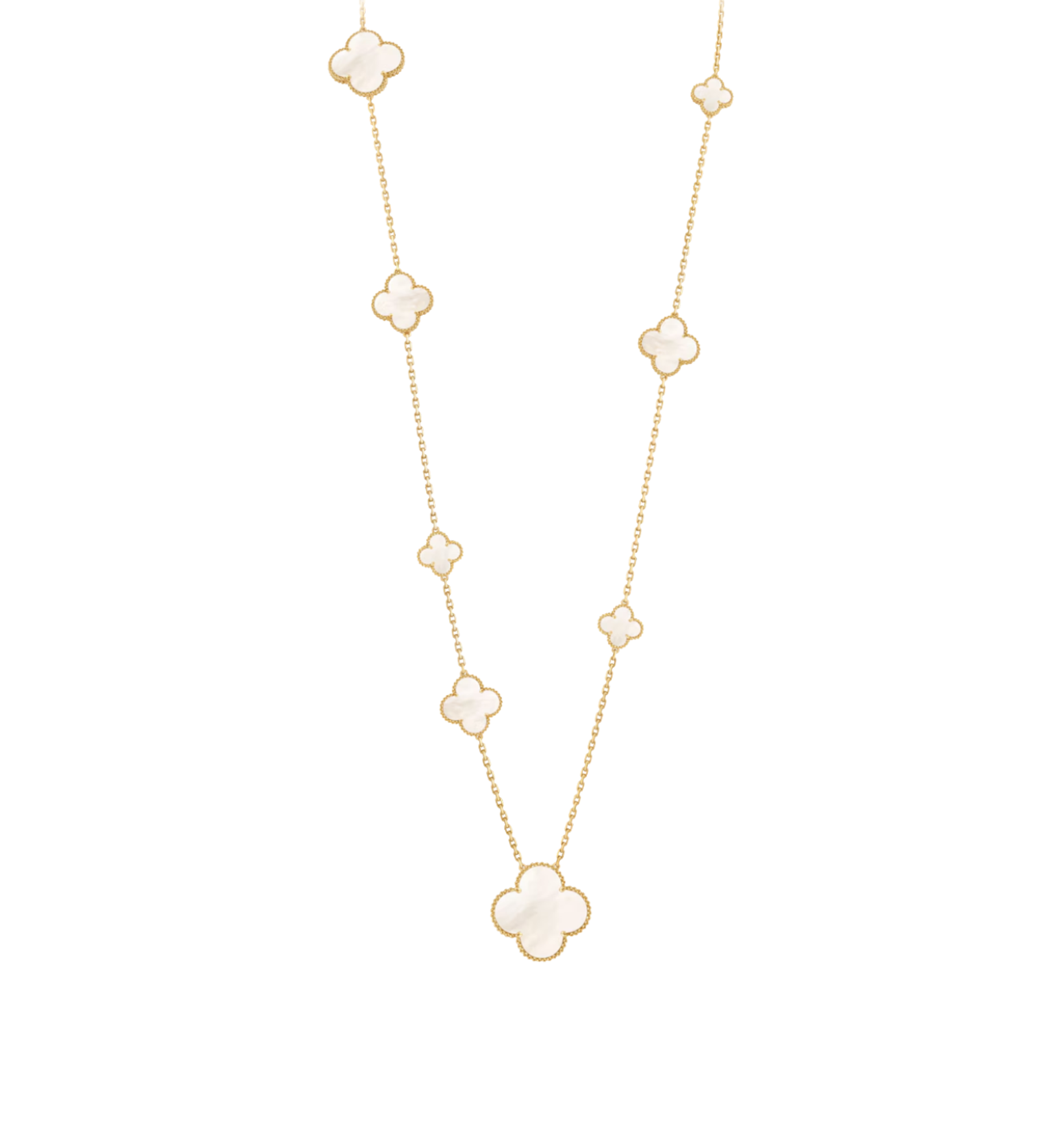 Van Cleef And Arpels Magic Alhambra long necklace, 11 motifs