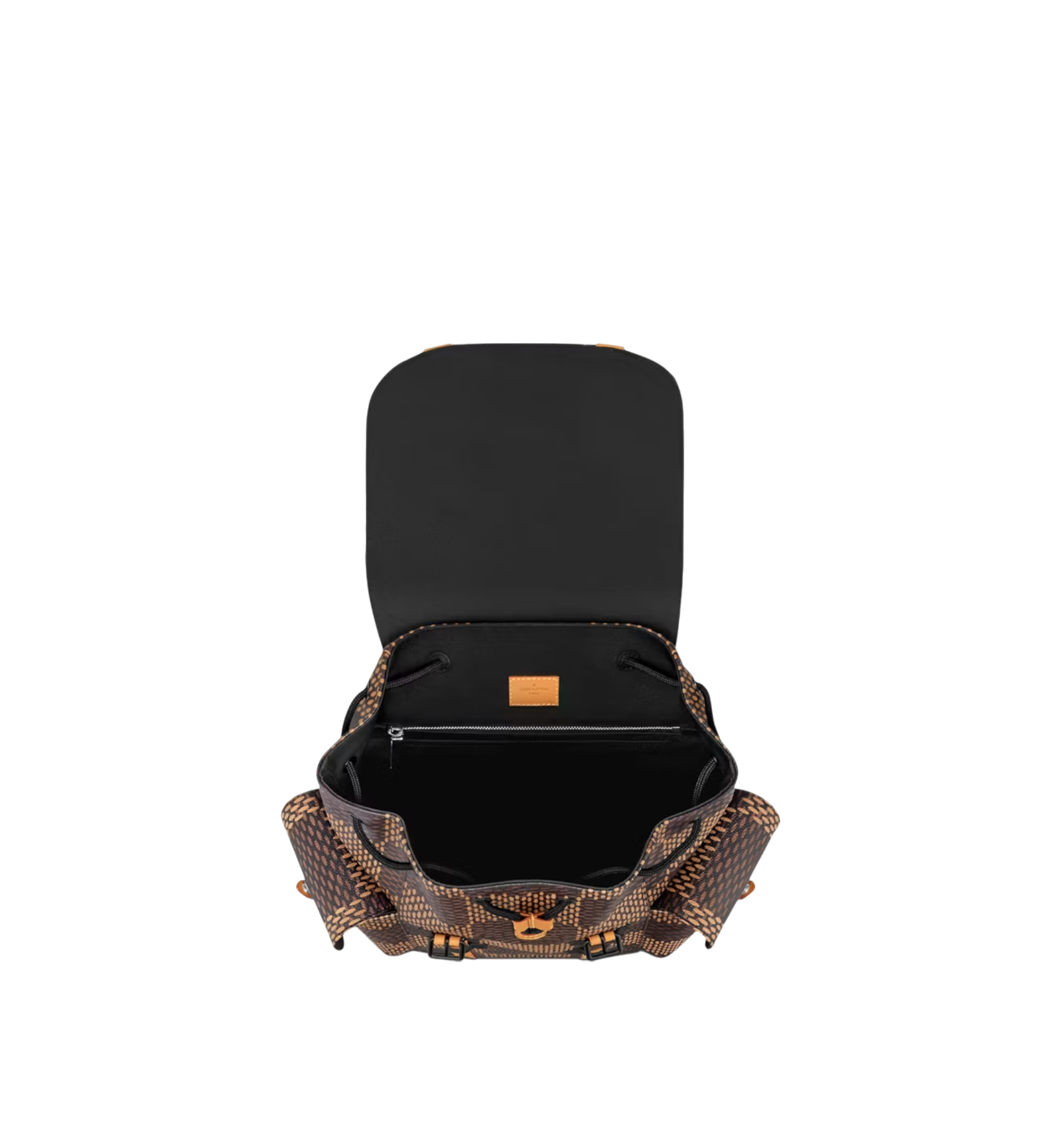 LOUIS VUITTON NIGO CHRISTOPHER DAMIER BACKPACK EBENE BROWN