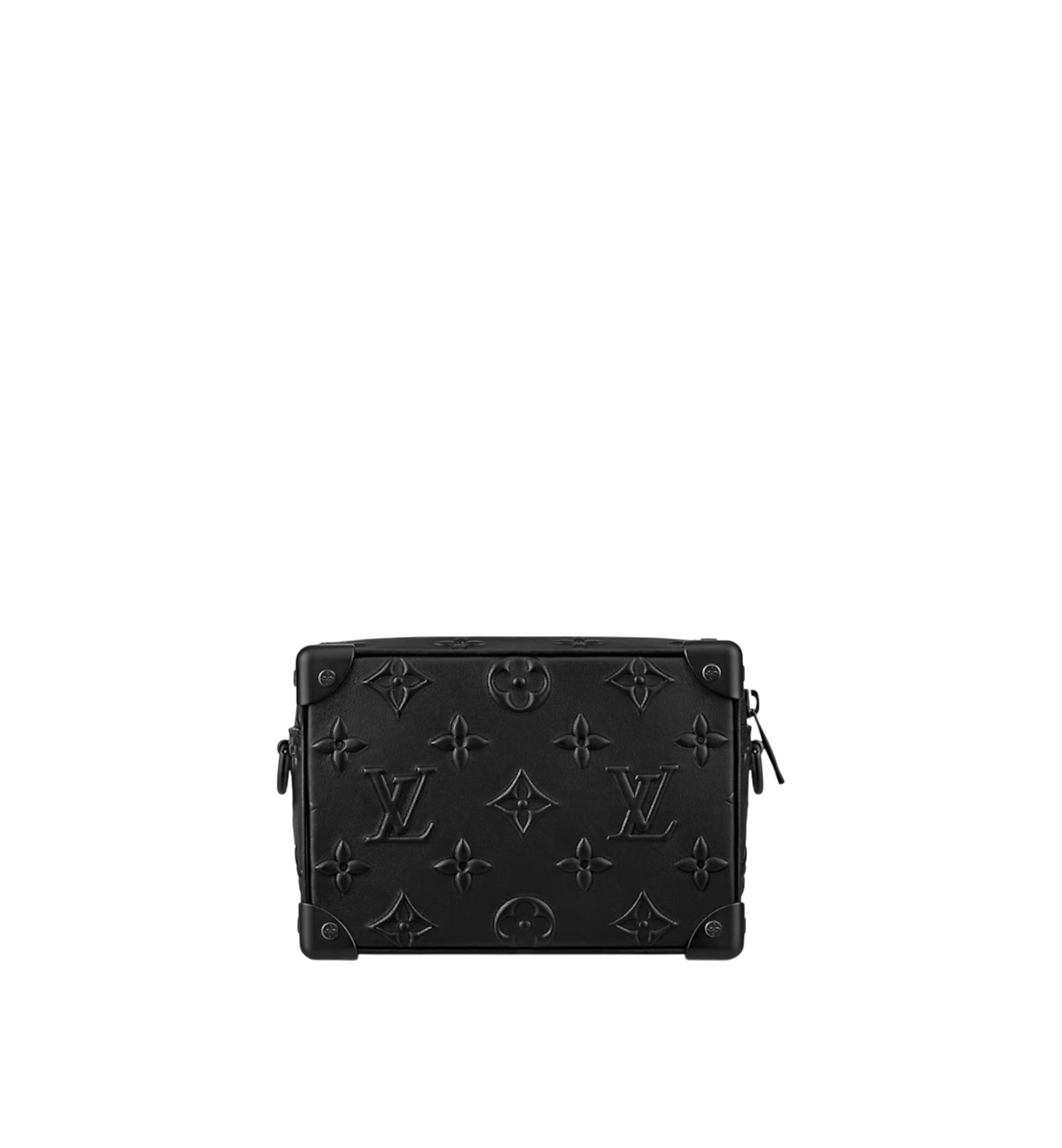 Louis Vuitton Mini Soft Trunk Monogram Black Orange Chain