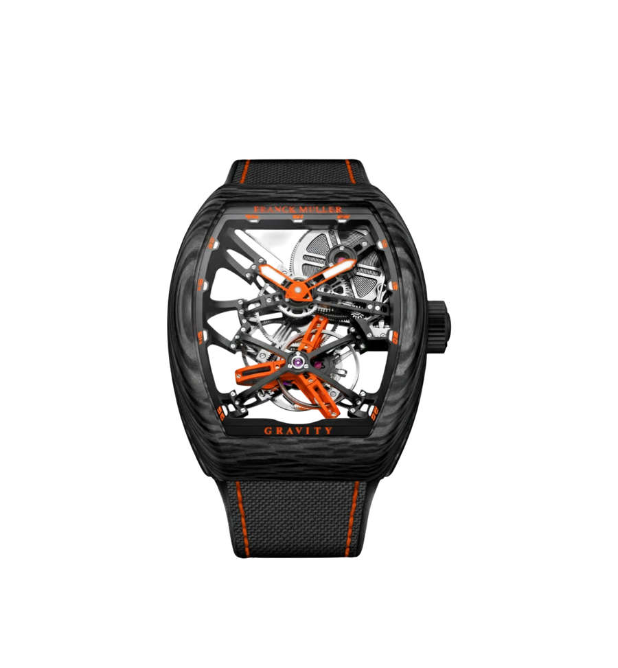 Franck Muller Vanguard Skeleton Chronograph Carbon Ref. V45 T GR CS SQT CAR ORCAR - N010
