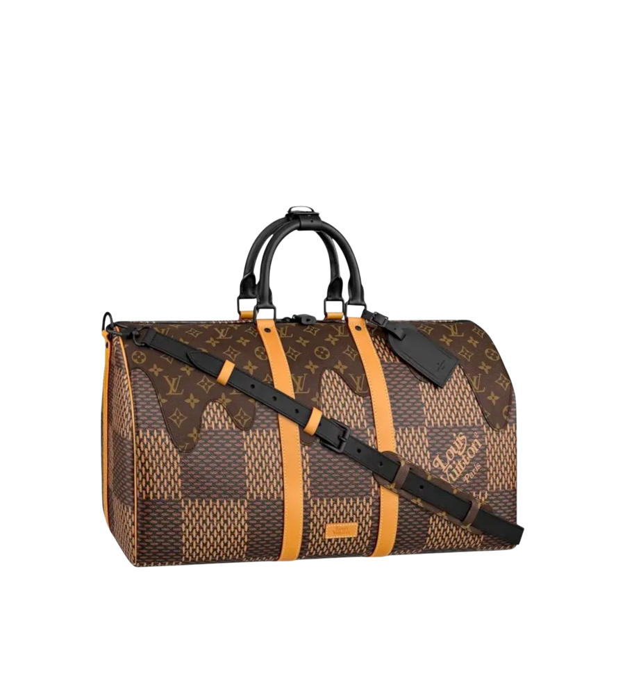 Louis Vuitton Nigo Keepall Damier Ébene Giant