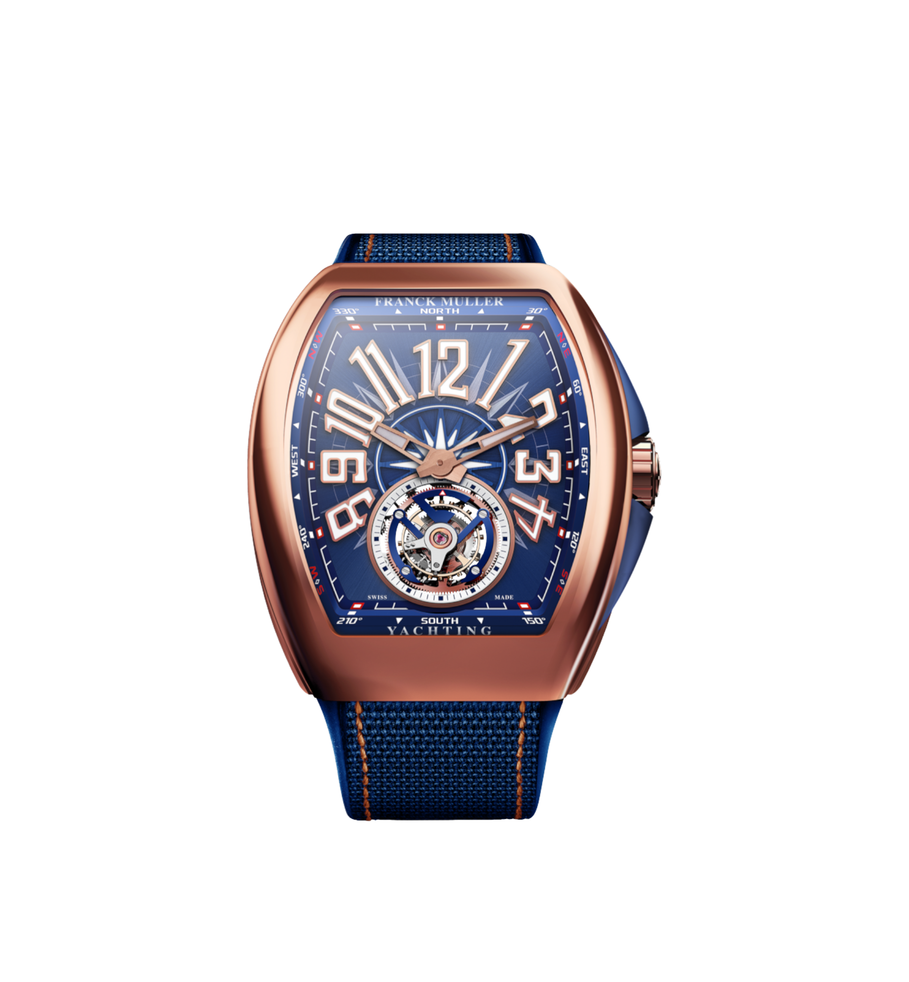 Franck Muller Vanguard Yatch Titanium & Rose Gold Ref. V45 T YACHT 5N BL 5N N063