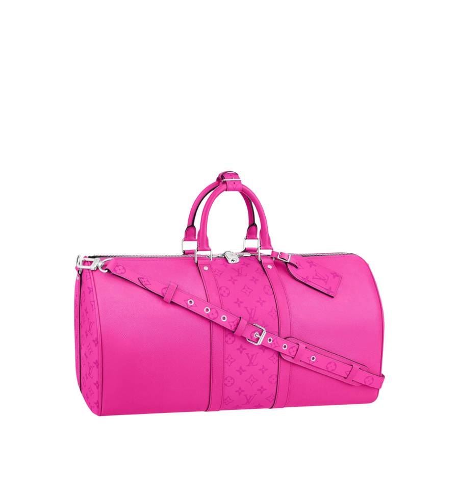 Louis Vuitton Keepall Taigarama Pink 50