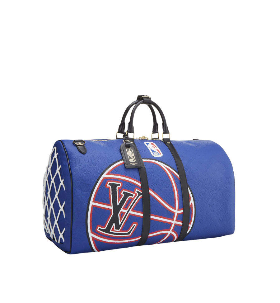 Louis Vuitton x NBA Keepall 55 Taurillon Blue
