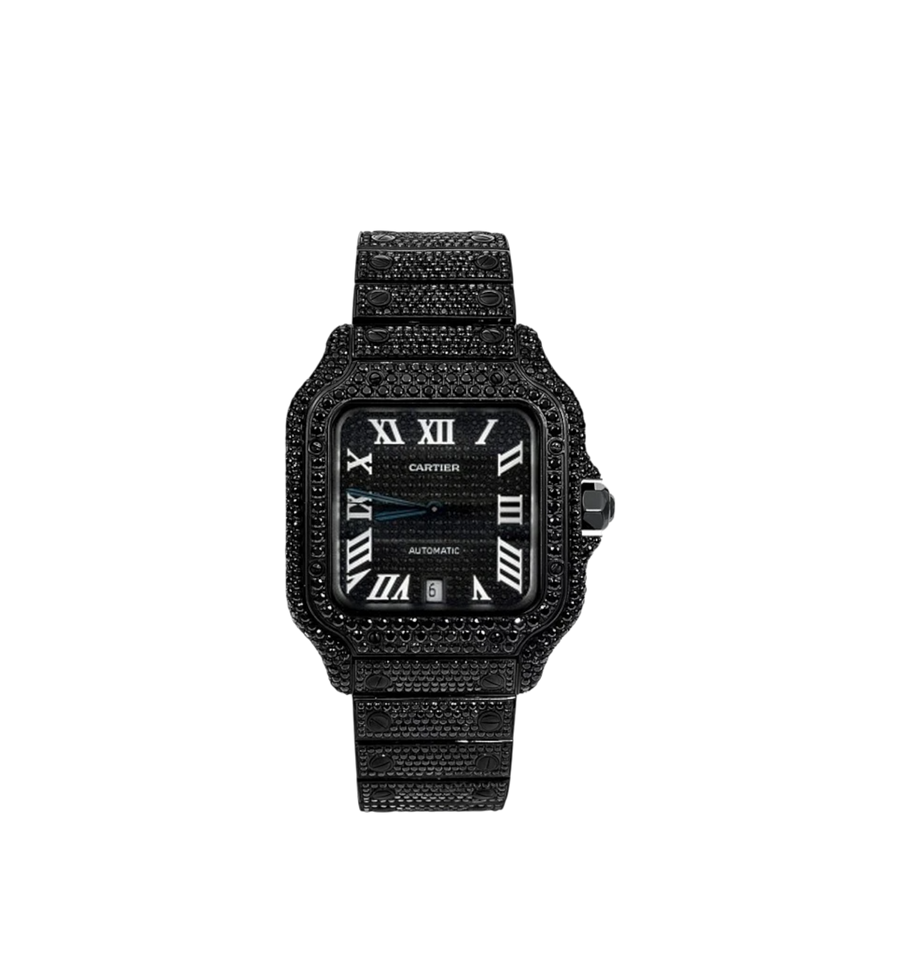 Cartier Santos Black Diamonds Ref. WSSA0030
