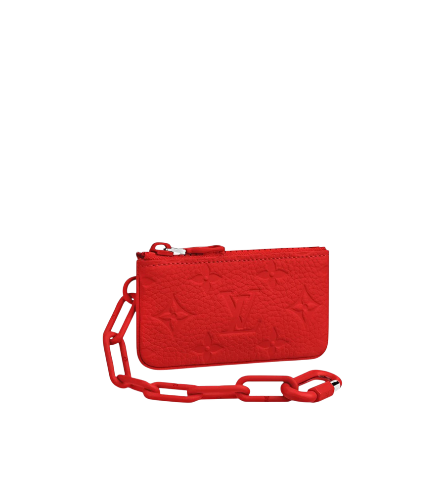 Louis Vuitton Pochette Cle Monogram Taurillon Red