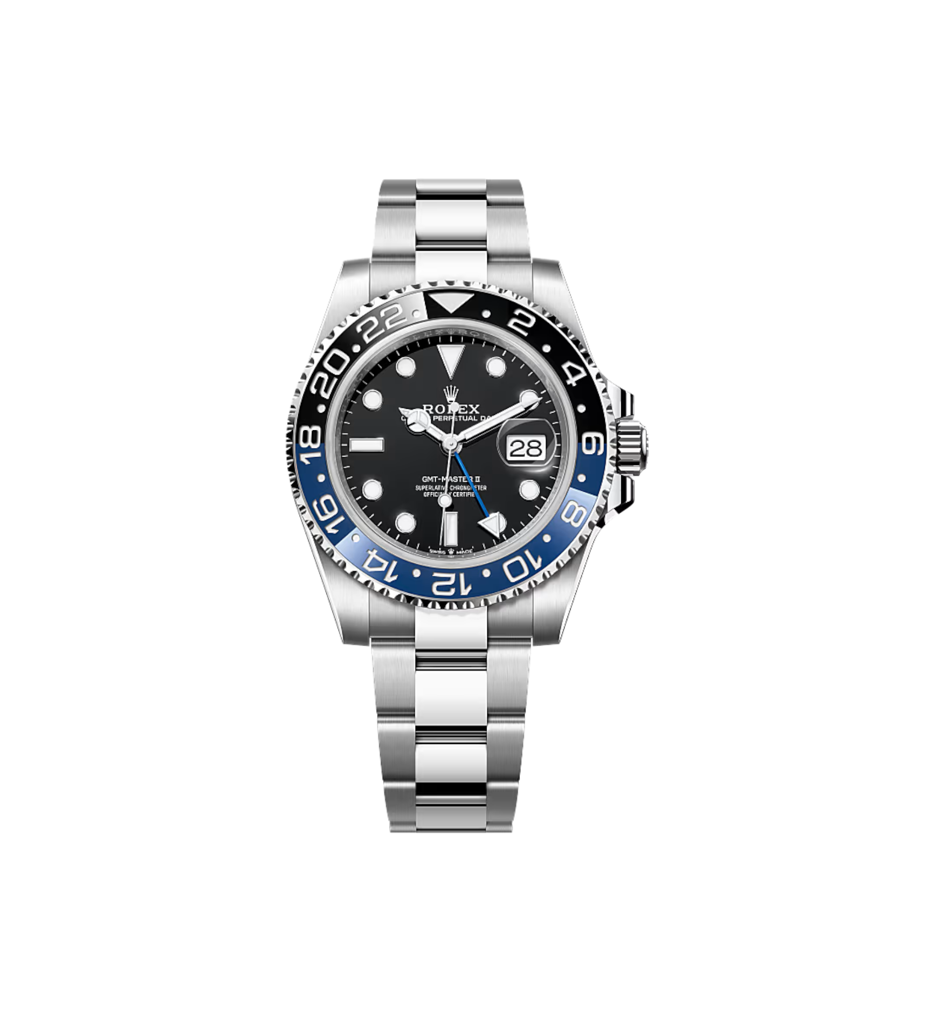 Rolex GMT-Master II 40 "Batman" Ref. 126710BLNR Oyster Bracelet