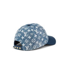 LV CASQUETTE DENIM - LEATHER