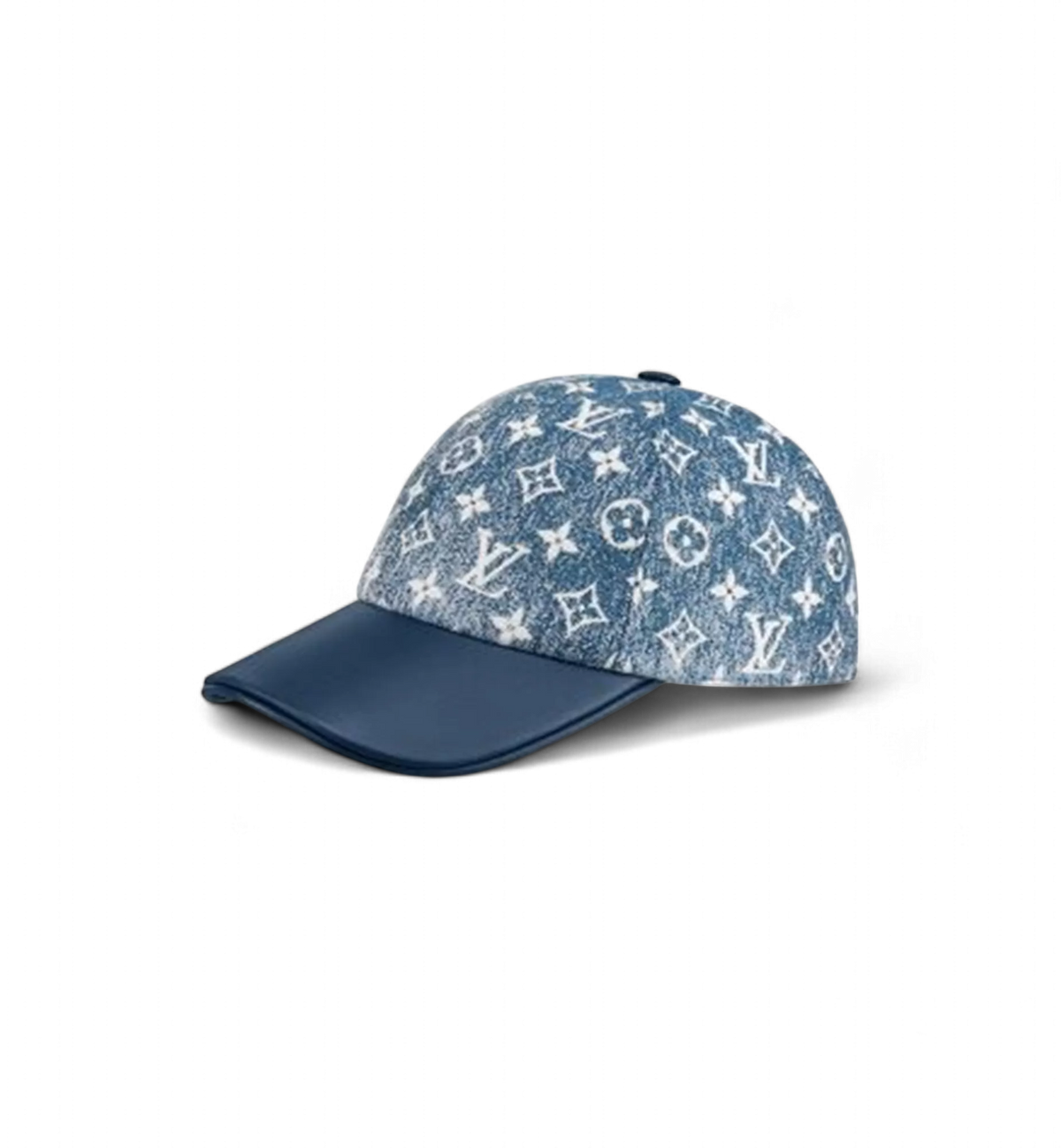 LV CASQUETTE DENIM - LEATHER