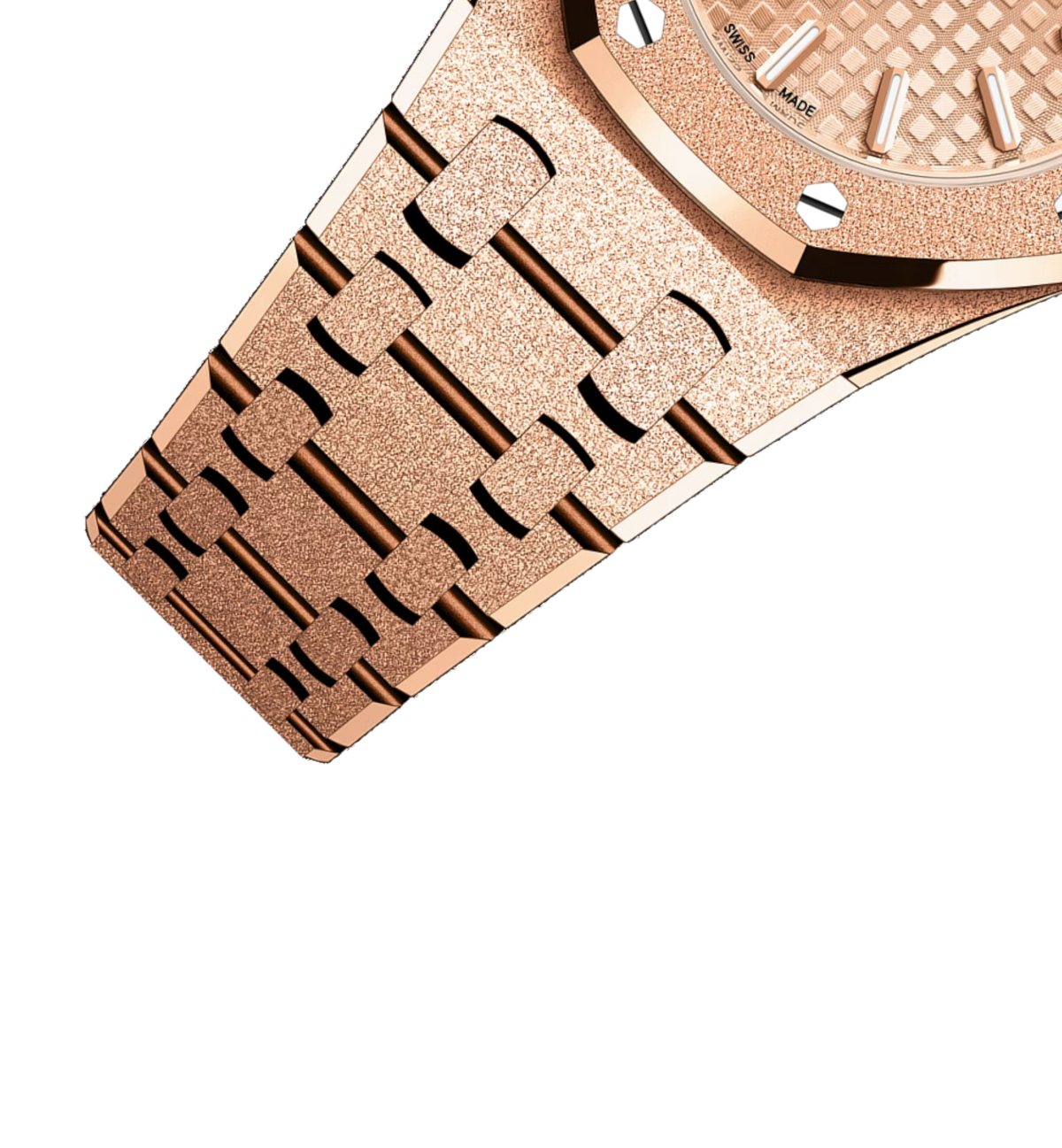 Royal Oak Mini Frosted Gold Quartz Ref. 67630OR.GG.1312OR.01-B - 23mm